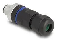 M12 Connector A-coded 4 pin male for mou