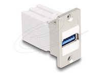 Panel Mount Keystone Module coupler USB