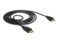 Kabel HDMI s ethernetem - HDMI s piny (male) do HDMI s piny (male) - 1.5 m - černá - podporuje 4K