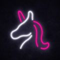 MANTA JEDNOROŽEC, LED Neon plexi dekorace