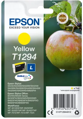 Epson Singlepack Yellow T1294 DURABrite Ultra Ink