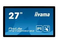 LED monitor - 27" - open frame - dotykový displej - 1920 x 1080 Full HD (1080p) @ 60 Hz - A-MVA+ - 300 cd/m² - 3000:1 - 5 ms - HDMI, DVI, DisplayPort - reproduktory - černá