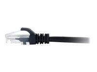 Patch kabel - RJ-45 (M) do RJ-45 (M) - 30 cm - UTP - CAT 6 - lisovaný, provedení bez hrbolků, licna - černá