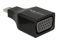 Externí video adaptér - USB-C - VGA - černá