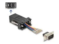 D-Sub 9 pin male to RJ12 female Assembly