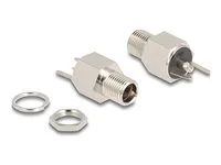 Connector DC 5.5 x 2.5 mm female bulkhea