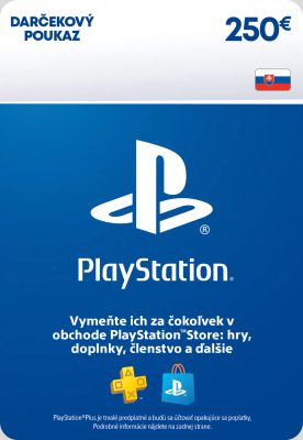 ESD SK - PS Store el. peněženka - 250 EUR