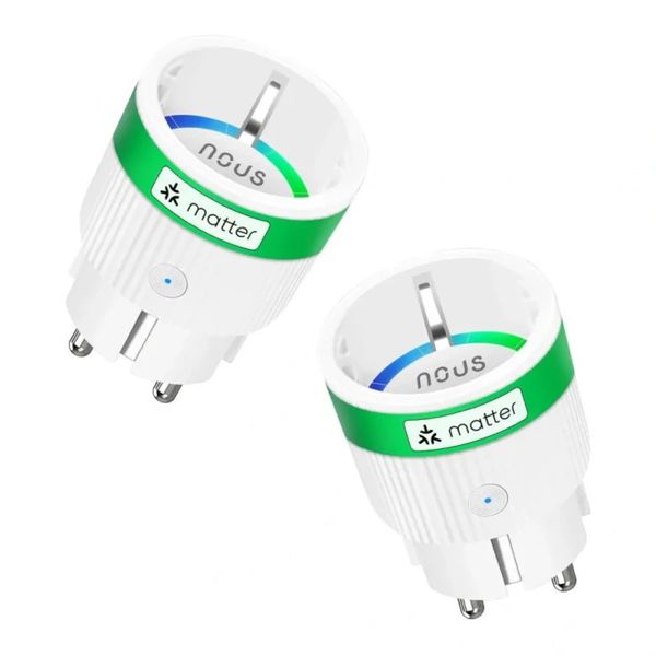 NOUS A8M (2-pack), chytrá zásuvka, 16A, Schuko