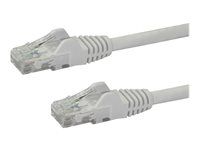 Category 6 - 24AWG (N6PATC10MWH) - Patch kabel - RJ-45 (M) do RJ-45 (M) - CAT 6 - lisovaný, provedení bez hrbolků - bílá