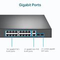 TP-Link TL-SG1218MP, 18-Port Switch, 1 Gb, PoE+