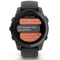 GARMIN fenix E - 47mm, AMOLED, Slate, Black