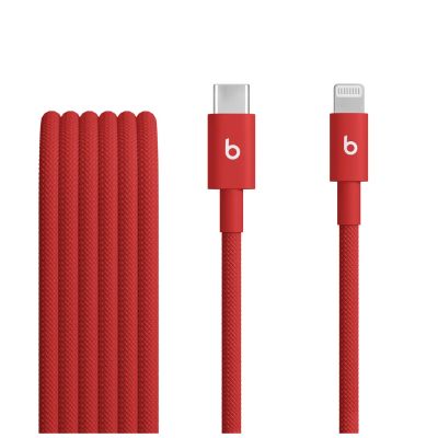 Beats USB-C/Lightning Woven Cable (1.5m)-Rapid Red