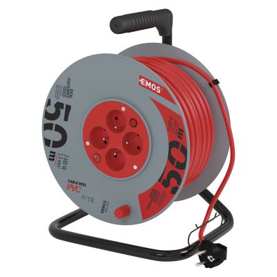 EMOS PVC kabel 50M,4Z, 1,5MM s vypínačem