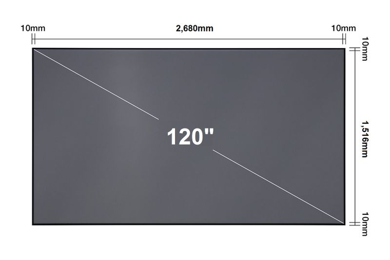 Epson plátno Laser TV 120" Screen - ELPSC36