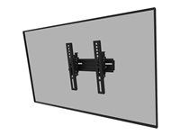 Montážní sada (montáž na zeď) - pro plochý panel - uzamykatelný - černá - velikost obrazovky: 24"-55"