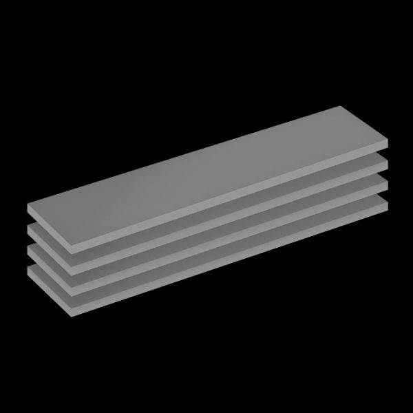 ARCTIC Thermal pad TP-4 (120x20mm, 1.5mm - 4 Pack) - prémiová teplovodivá podložka pod chladič balen