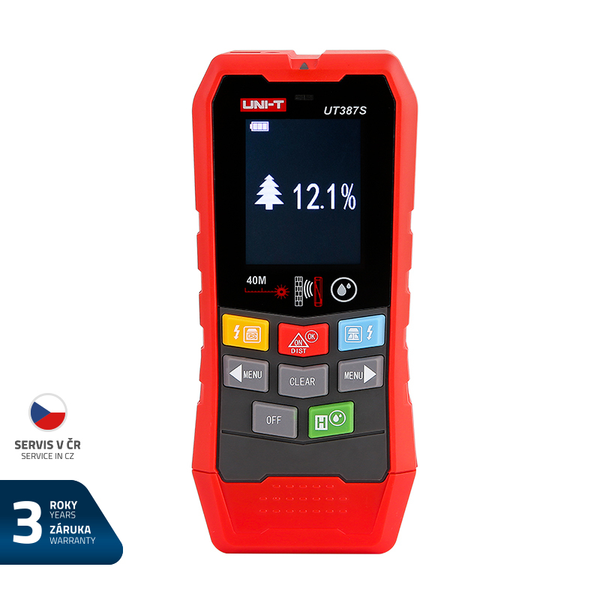 Detektor kovů a elektrických vedení UNI-T UT387S