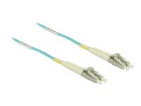 Síťový kabel - multirežim LC (M) do multirežim LC (M) - 0.5 m - 1.8 mm - optické vlákno - 50 / 125 mikron - OM3 - vodě - barva