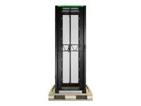 APC NetShelter SX Gen 2 - Rozvadec stojanový skrín - 600 W x 1070 D mm, 1134 kg, ochranné balení - podlahové provedení - cerná - 42U - 19" - kompatibilní s TAA