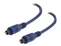Digitální audio kabel (optický) - TOSLINK s piny (male) do TOSLINK s piny (male) - optické vlákno