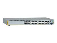 Přepínač - L2+ - řízený - 24 x 10/100/1000 (PoE+) + 4 x SFP - desktop, Lze montovat do rozvaděče, pro připevnění na zeď - PoE+ (370 W)