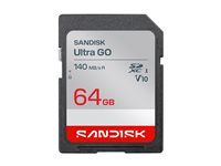 SanDisk Ultra GO - Pametová karta flash - 64 GB - Video Class V10 / UHS-I U1 - SDXC UHS-I