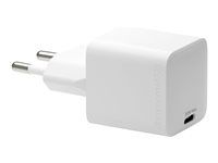 Síťový adaptér - 30 watt - PD, QC (USB-C) - bílá - Evropa