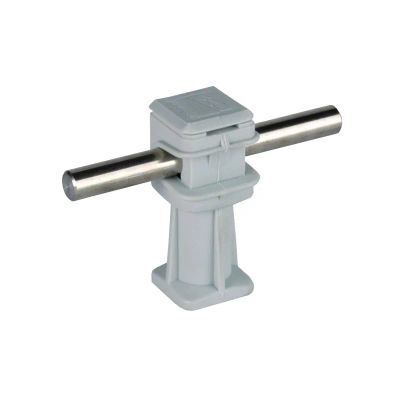 Podpěra vedení, plast šedý, 36mm, pro prům. 8mm M8