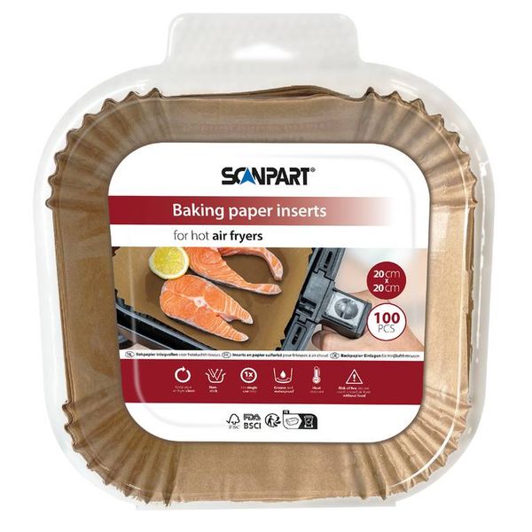 ScanPart Papír na pečení 20x20cm 100ks SCA2910070005