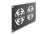 Delock 10  3U Rack Cover for 3 fans 92 x