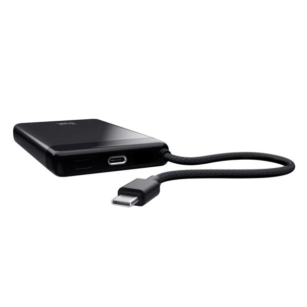 Trust fiera 10.000 powerbank fixed cable