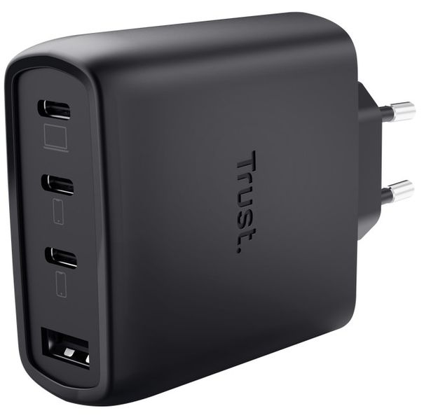 Trust maxo 65W 4P gan charger blk