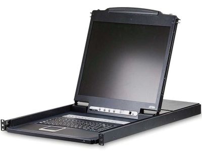 ATEN 8-port KVM PS/2+USB, OSD, rack, 19" LCD