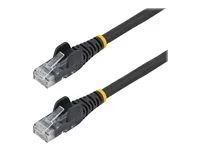 Category 6 - 24AWG (N6LPATCH3MBK) - Patch kabel - RJ-45 (M) do RJ-45 (M) - 3 m - 6 mm - UTP - CAT 6 - provedení bez hrbolků - černá