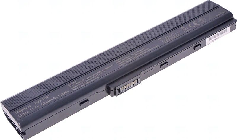 Baterie T6 Power pro Asus A42, A52, B53, K42, K52, P52, N82, X42, X52, 5200mAh, 58Wh, 6cell