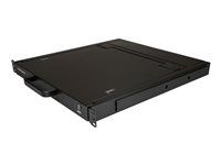 LCD KVM Concole Drawer (RKCONS1701) - KVM konzole s přepínač KVM - 1 porty - USB - 17" - připevnitelný na regál - 1280 x 1024 @ 60 Hz - 250 cd/m² - 1000:1 - 5 ms - VGA - černá - 1U