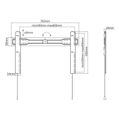SBOX PLB-5746F, Fixní držák na TV, 37"-70"