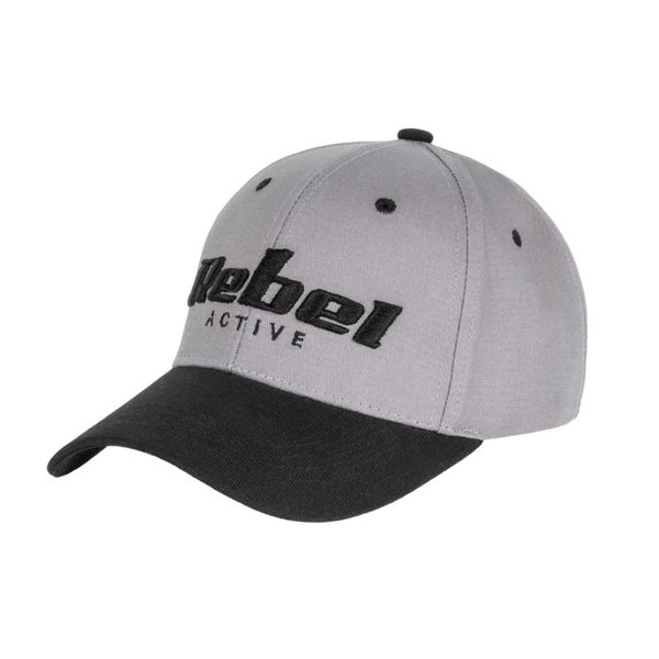 Kšiltovka REBEL světle šedá vel.M