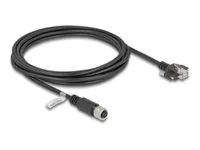 M12 Cable D-coded 4 pin female to RJ45 p