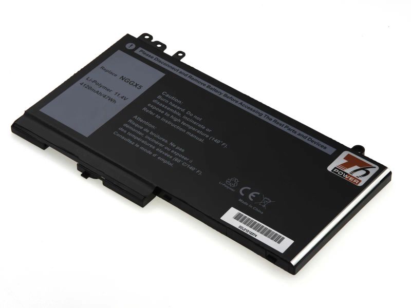 Baterie T6 Power pro Dell Latitude E5270, E5470, 4120mAh, 47Wh, 3cell, Li-pol