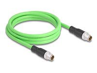 M12 Cable X-coded 8 pin male to male PUR