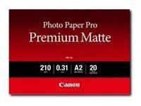 Hladký matný - 310 micron - hřejivý bílý tón - A2 (420 x 594 mm) - 210 g/m² - 20 listy fotografický papír