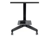 Vozík - Technologie konstantní síly - pro Displej LCD - kapacita 22,7 - 40,8 kg - hliník, ocel, ABS plast, slitina zinku, glass-filled nylon - černá - velikost obrazovky: 37"-75"