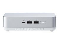 Barebone - mini PC 1 x Core Ultra 7 155H / až 4.8 GHz - RAM 0 GB - Intel Arc Graphics - Gigabit Ethernet, 2.5 Gigabit Ethernet, IEEE 802.11ax (Wi-Fi 6E), Bluetooth 5.3 - bílá