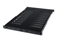 175lbs - 19.5 to 38in Deep Universal Tray for 19" AV/ Network Equipment Rack (ADJSHELF) - Police skříně - černá - 1U - 19" - pro P/N: CABSCRWS1224, RK1536BKF, RK1836BKF, RK3236BKF, RK4236BKB, RK4242BK24, RK4242BK30