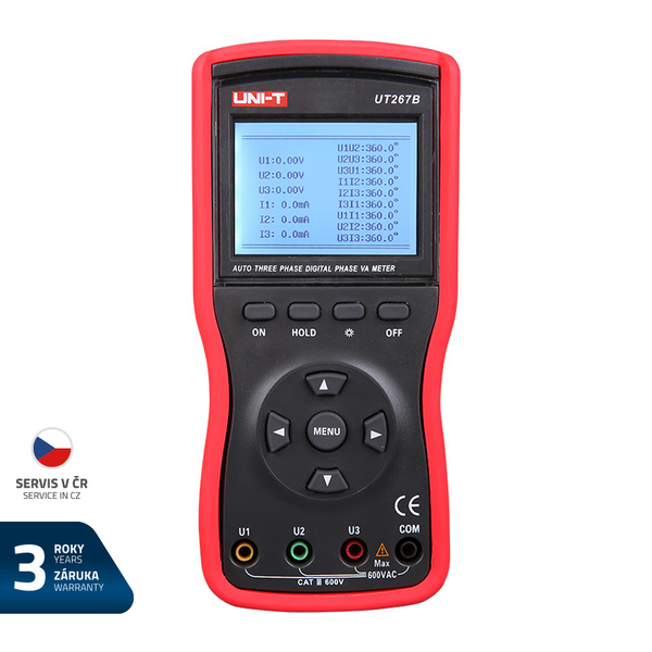 Analyzátor 3f soustavy UNI-T UT267B