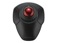 Kulový ovládač - bezdrátový - bezdrátový přijímač USB - černá