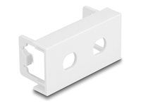 Easy 45 Module Plate Round cut-out 2 x M