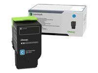 Ultra High Yield - azurová - originální - kazeta s barvivem LCCP - pro Lexmark CS521dn, CS622de, CX622ade, CX622de, CX625ade, CX625adhe, CX625de