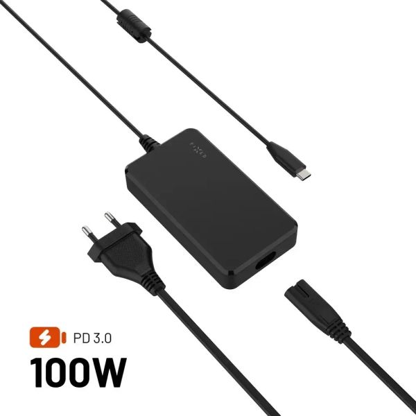 GaN adaptér FIXED pre notebooky, USB-C, PD3.0, 100W